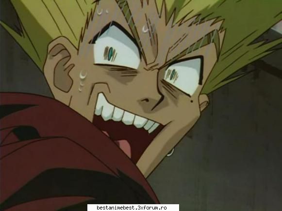 vash vash personajul pricipal din trigun.ii amuzant uneori...