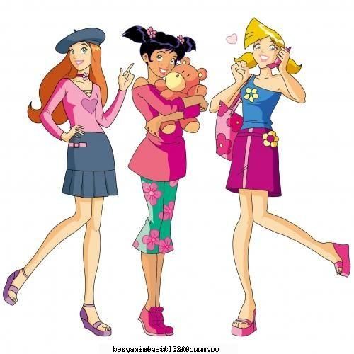 spioanele (totally spies) m-am mai uitat mult ele... RrOoXxYy