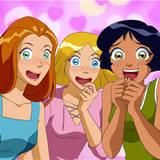 spioanele (totally spies) imi place totaly spies (asta-i numele adevarat engleza)e dragutz
