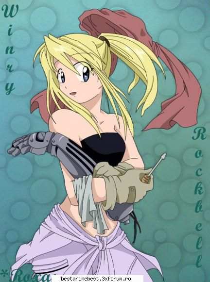 Apartamentul lui Winry - Winry statea in camera ei lucrand la o masinarie - Apartamente