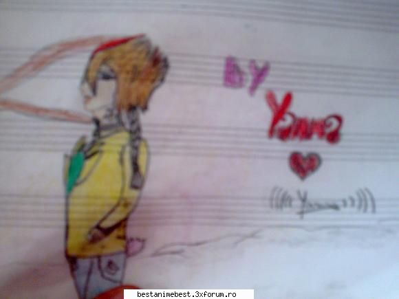 Desene cu anime - Unul pe care l-am făcut �n ora de - Creatiile noastre cu anime