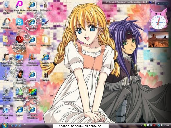 Desktop-ul la voi - asa arata al meu,la voi? - Cafenea