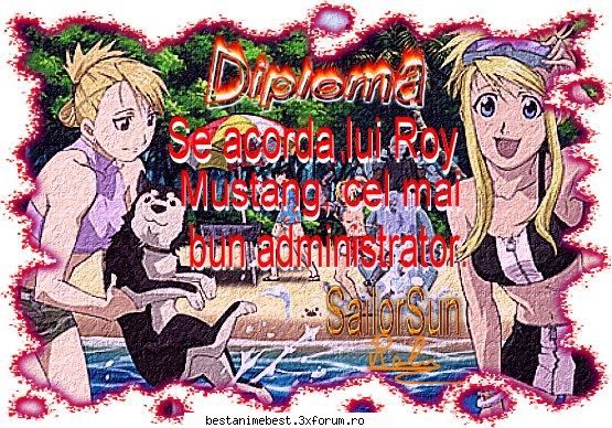 Diploma pentru admin - sper sa-ti placa :D - Diplome