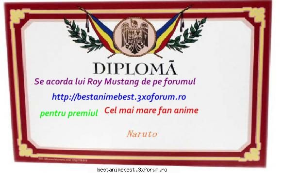 Diploma pentru admin - Si alta pentru tine - Diplome
