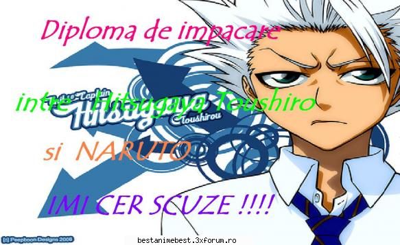 Diplome de impacare - pentru Hitsugaya Toushiro - Diplome