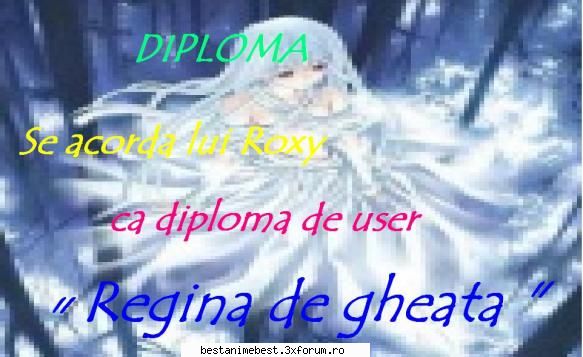 Diplome pentru acctivitate - pentru RoxyRoxana01 - Diplome