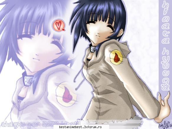 Hinata Hyuga - Este o membra a clanului Hyuuga din ramura - Grupul "Naruto"