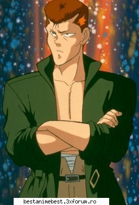 Kuwabara - Kuwbara e cam prost! ;) ii place sa se bata si e - Yu Yu Hakusho