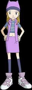 mie imi place de zoe din acest anime cu digimon. zoe