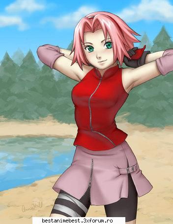 sakura - mie mi se pare dragutza... doar k e prea - Naruto